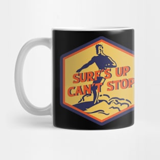 Surf's up can't stop Mug